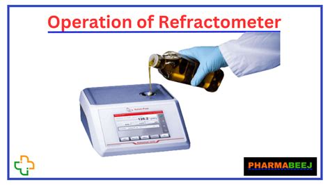 sop for refractometer operation